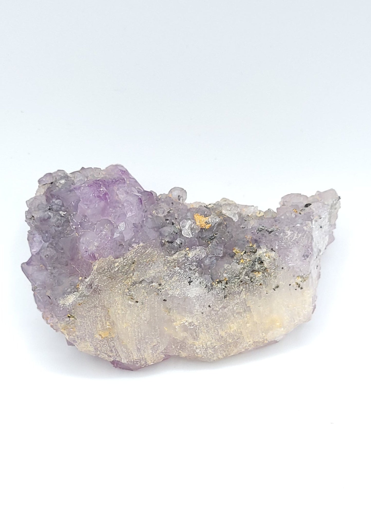 Elestial Purple Fluorite Crystal Specimen