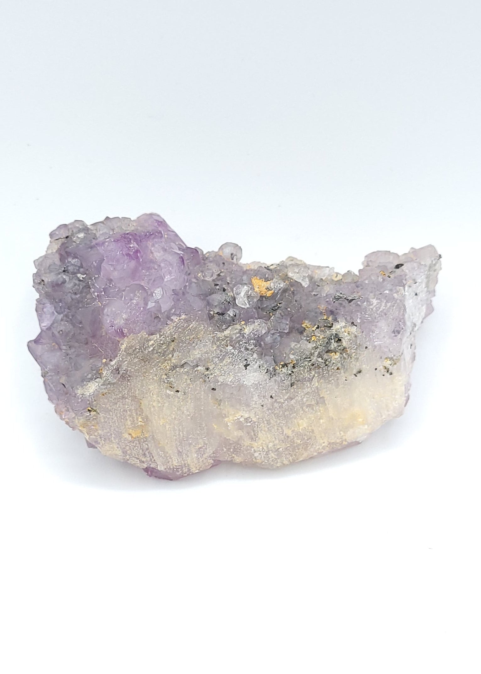 Elestial Purple Fluorite Crystal Specimen