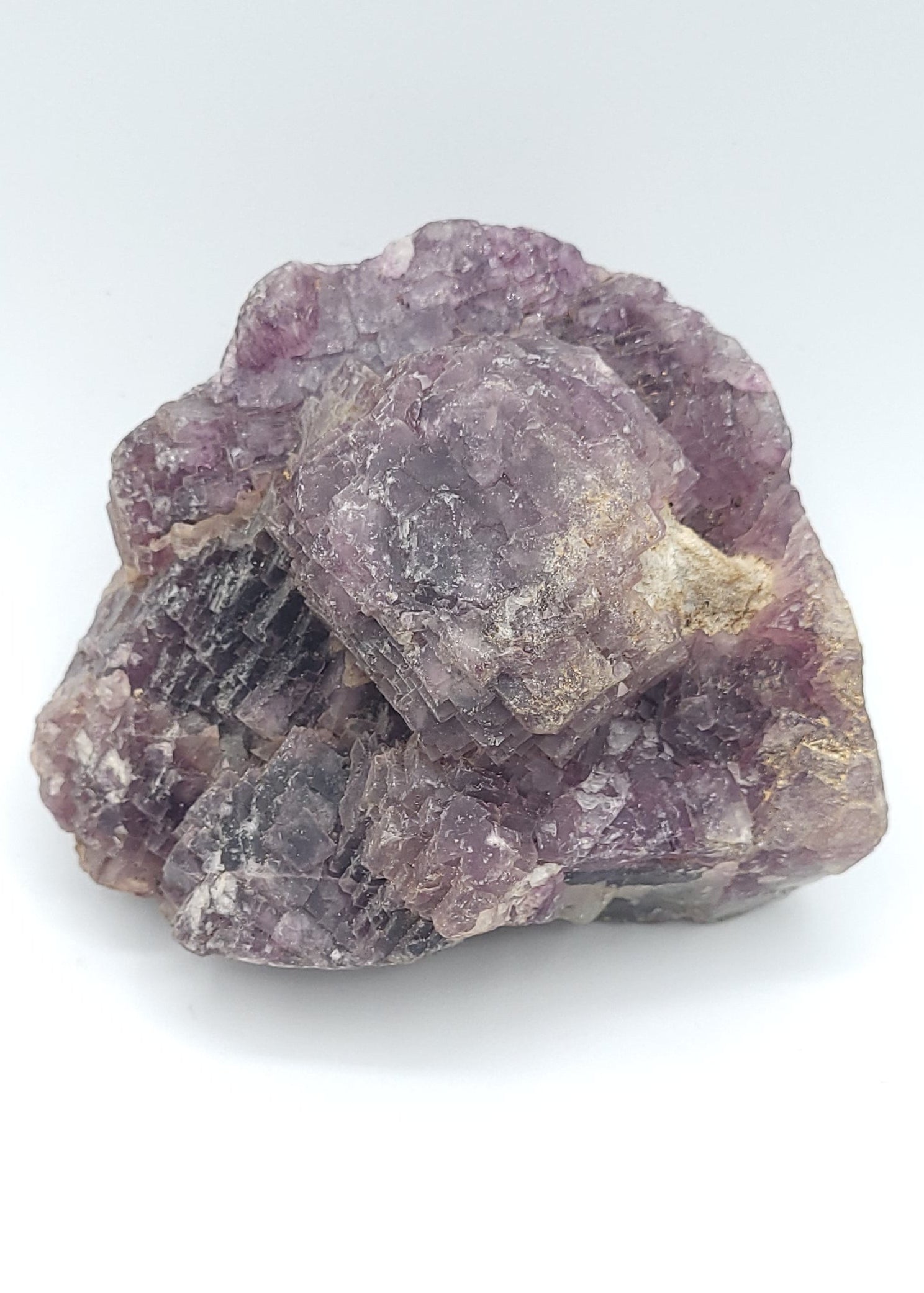 Elestial Amethyst Quartz Crystal Specimen