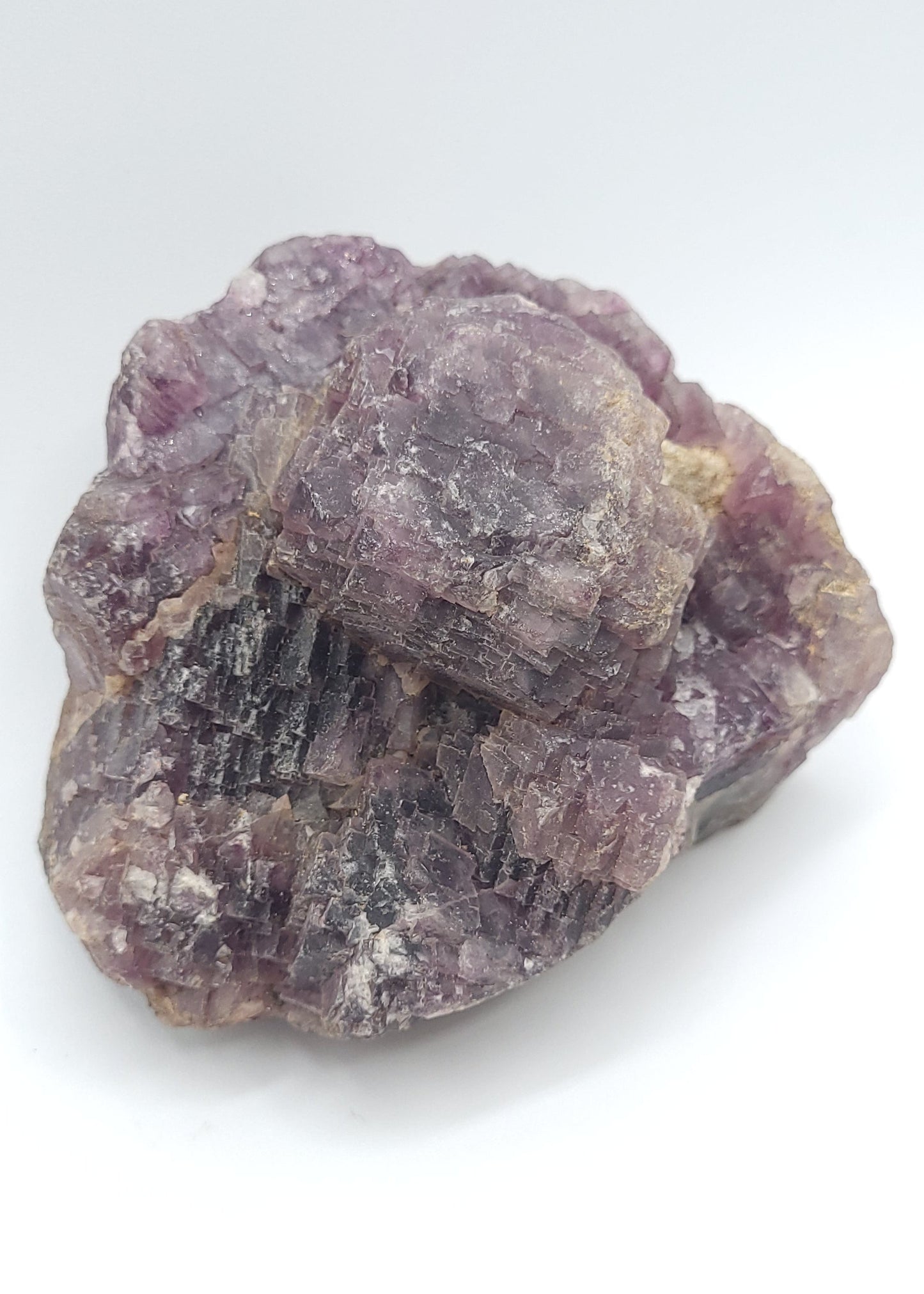 Elestial Amethyst Quartz Crystal Specimen