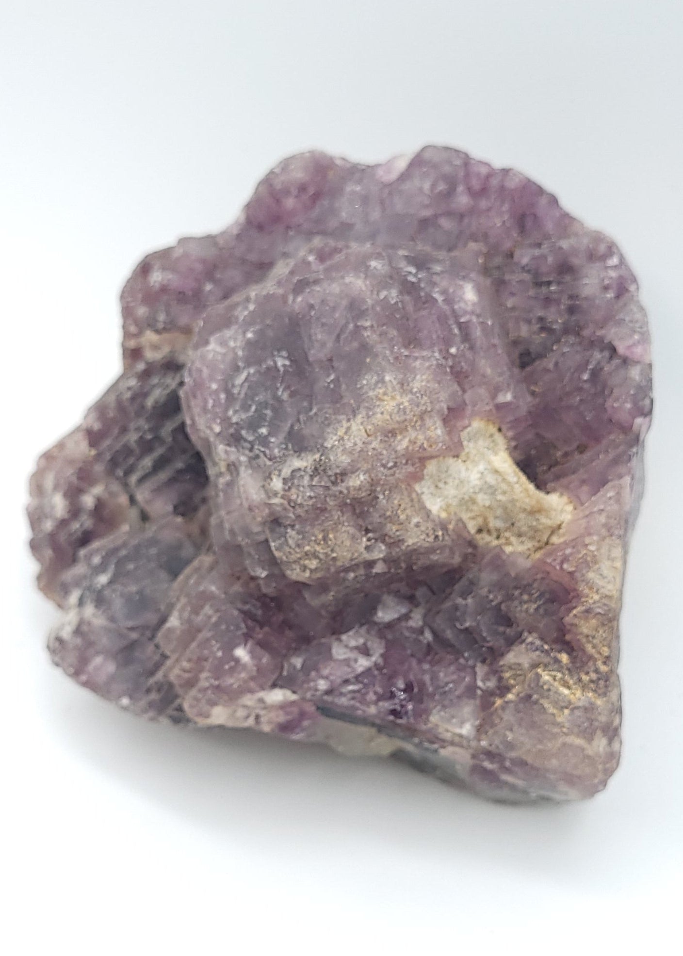 Elestial Amethyst Quartz Crystal Specimen