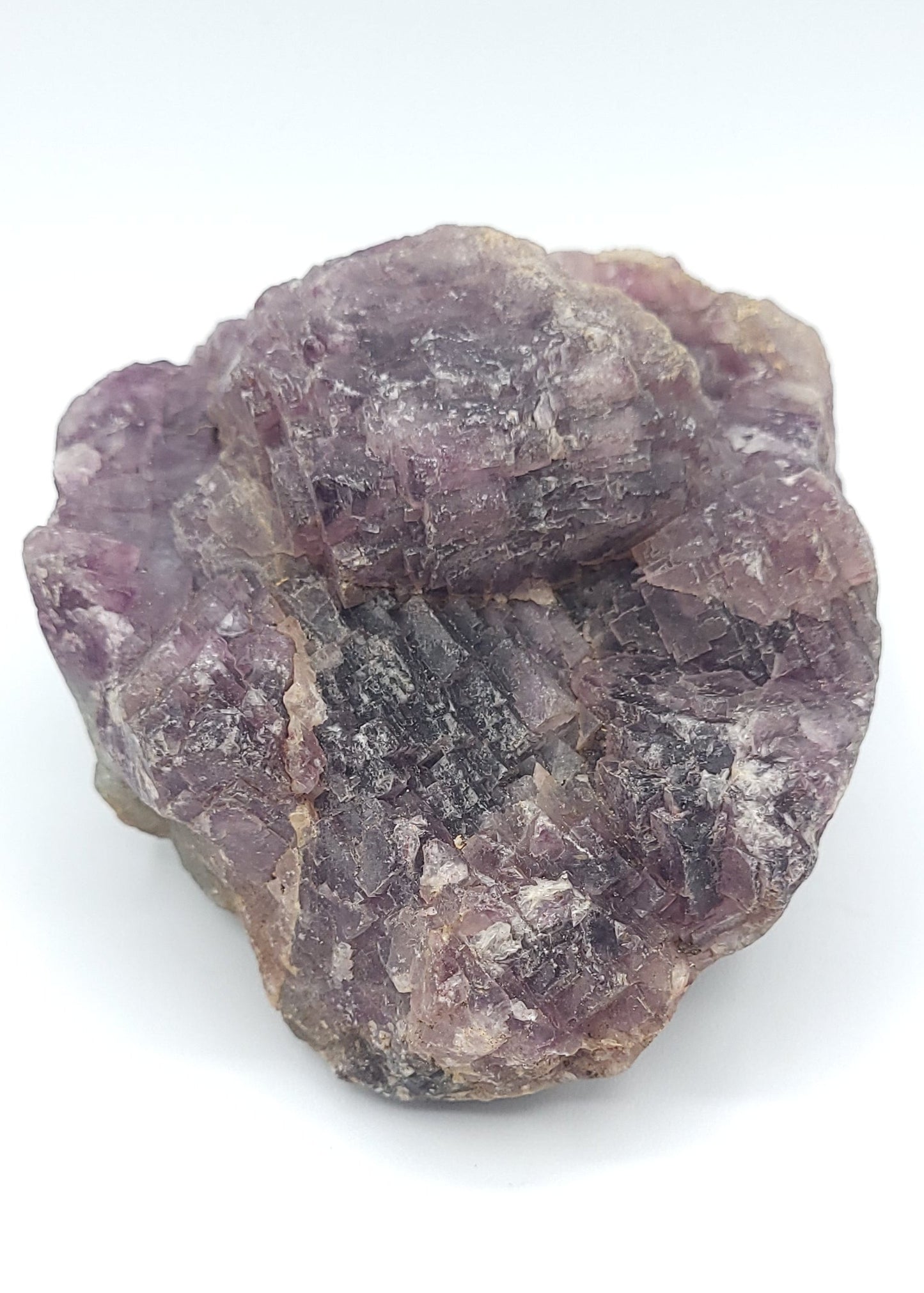 Elestial Amethyst Quartz Crystal Specimen