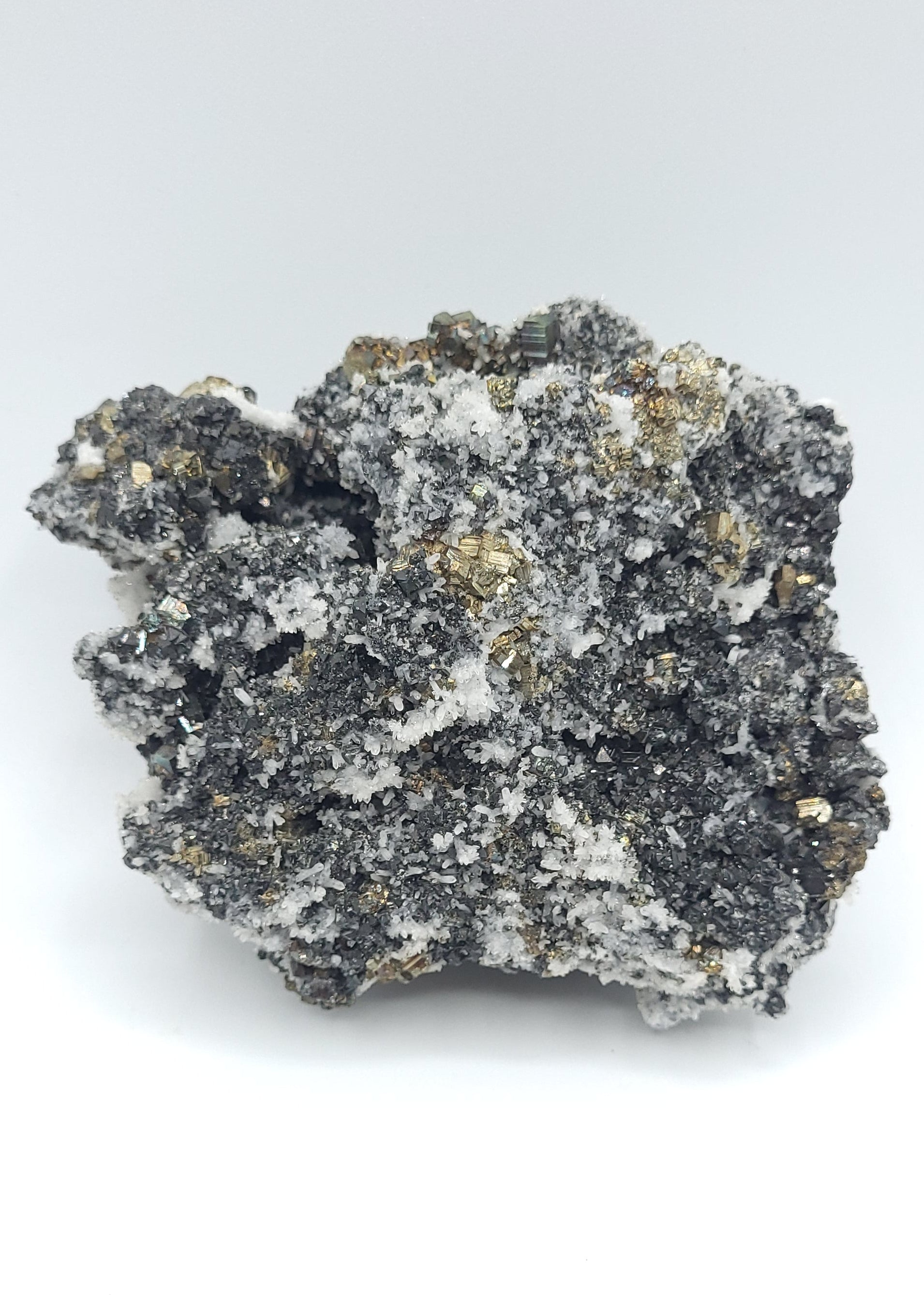 Galena Pyrite Quartz Specimen Bulgaria