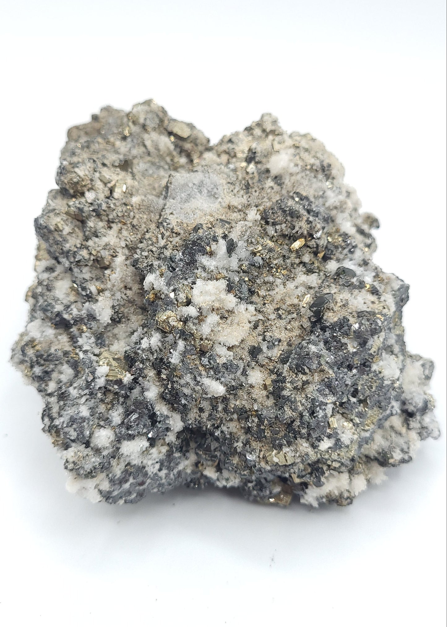 Galena Pyrite Quartz Specimen Bulgaria