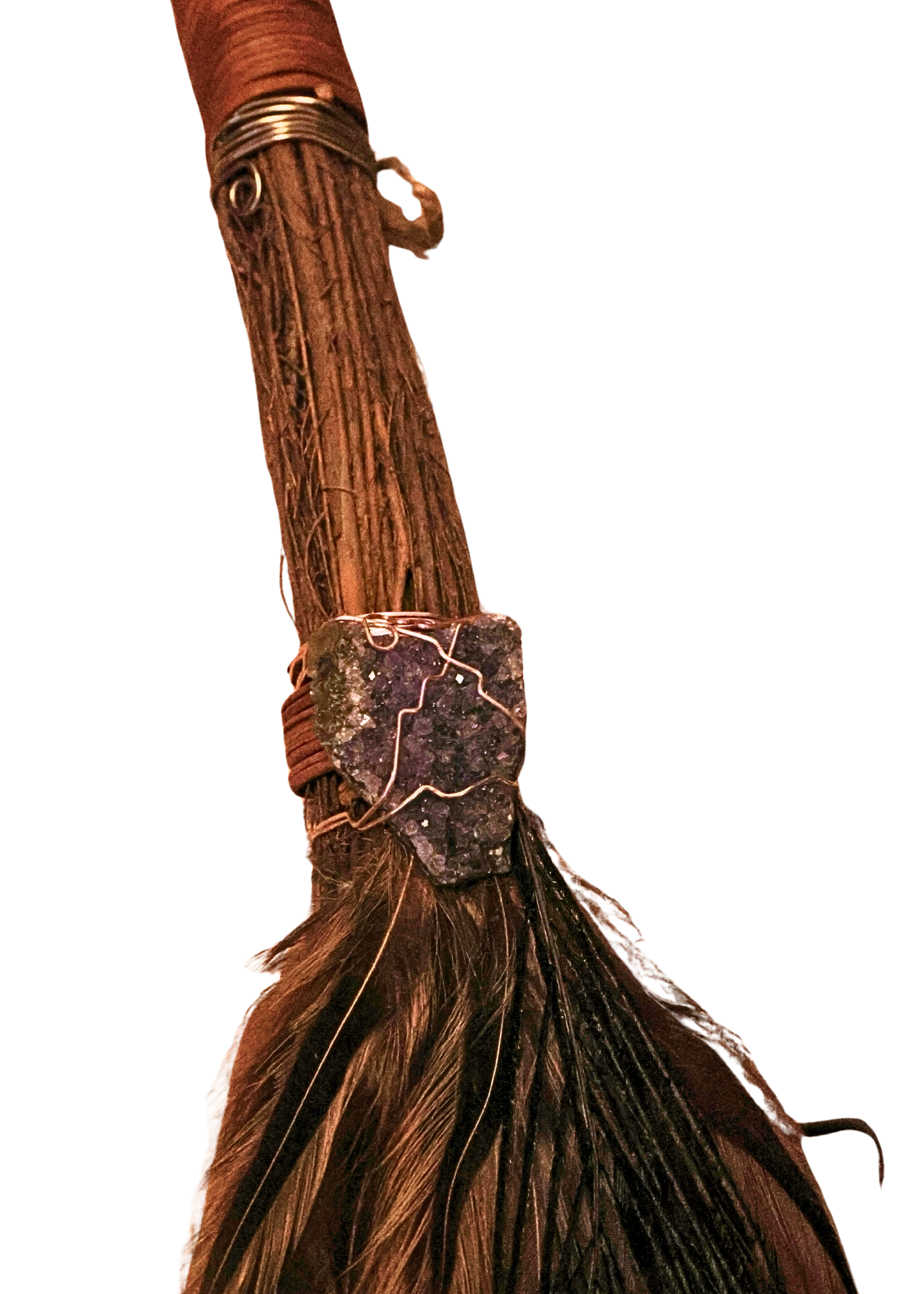 24" Cinnamon Witch's Broom crystal