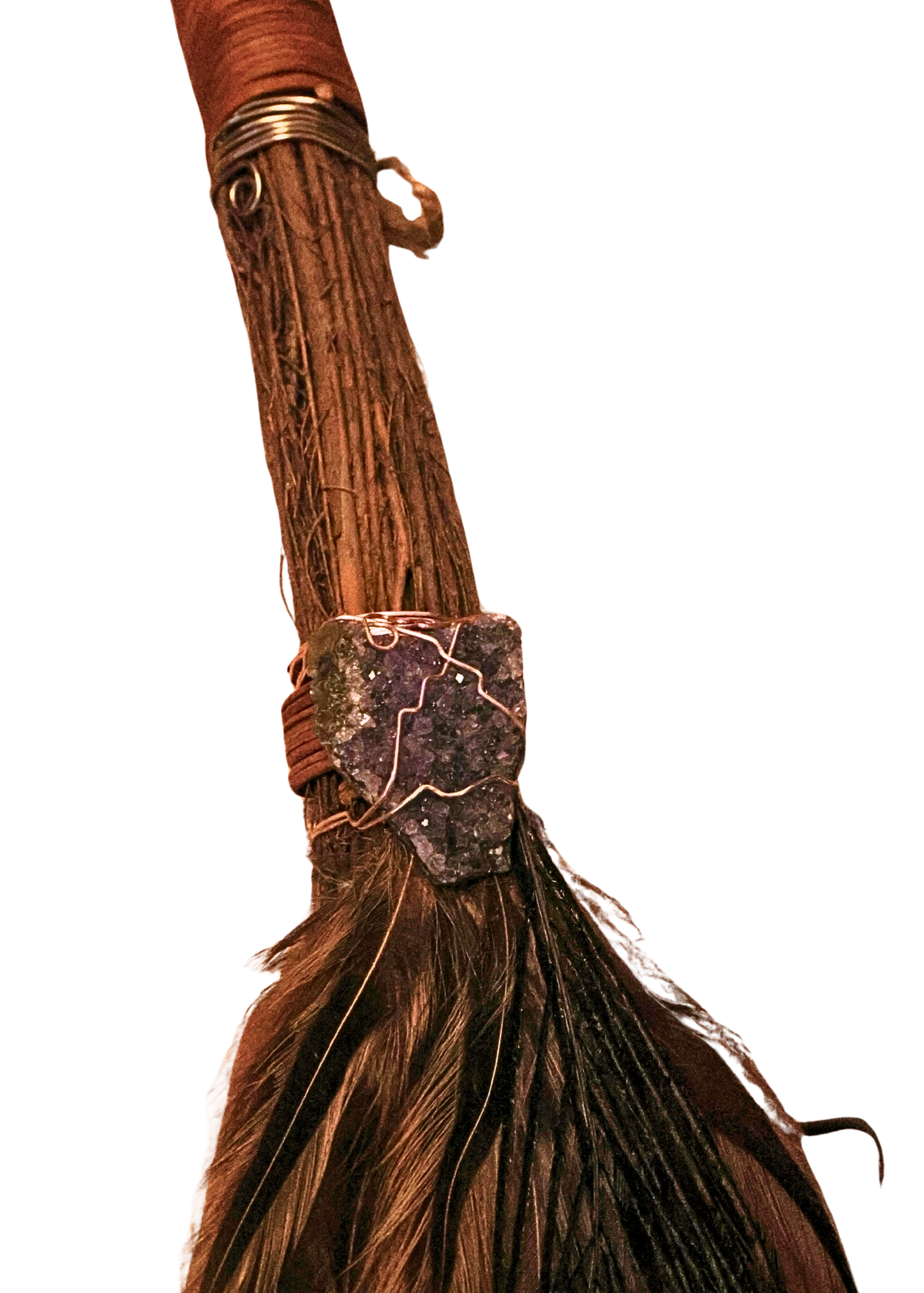 24" Cinnamon Witch's Broom crystal