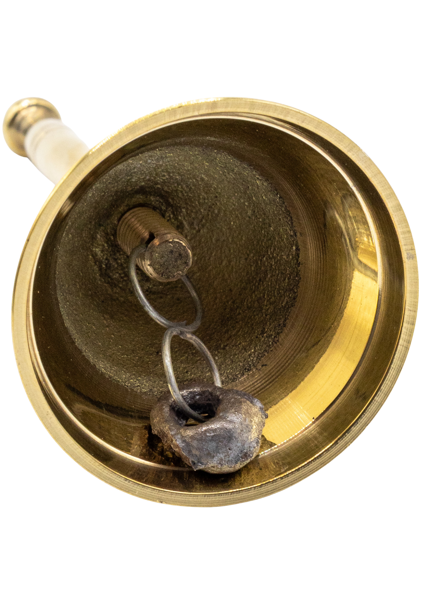 4 inch brass ritual bell bottom