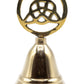 4" Brass Triquetra Altar Bell