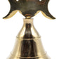 4" Brass Triple Moon Altar Bell
