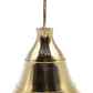 4" Brass Triple Moon Altar Bell side