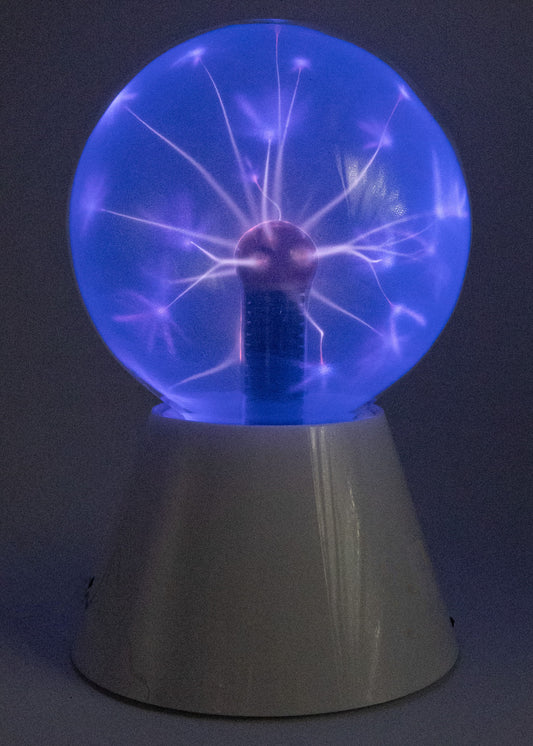 Blue Plasma Ball Lamp