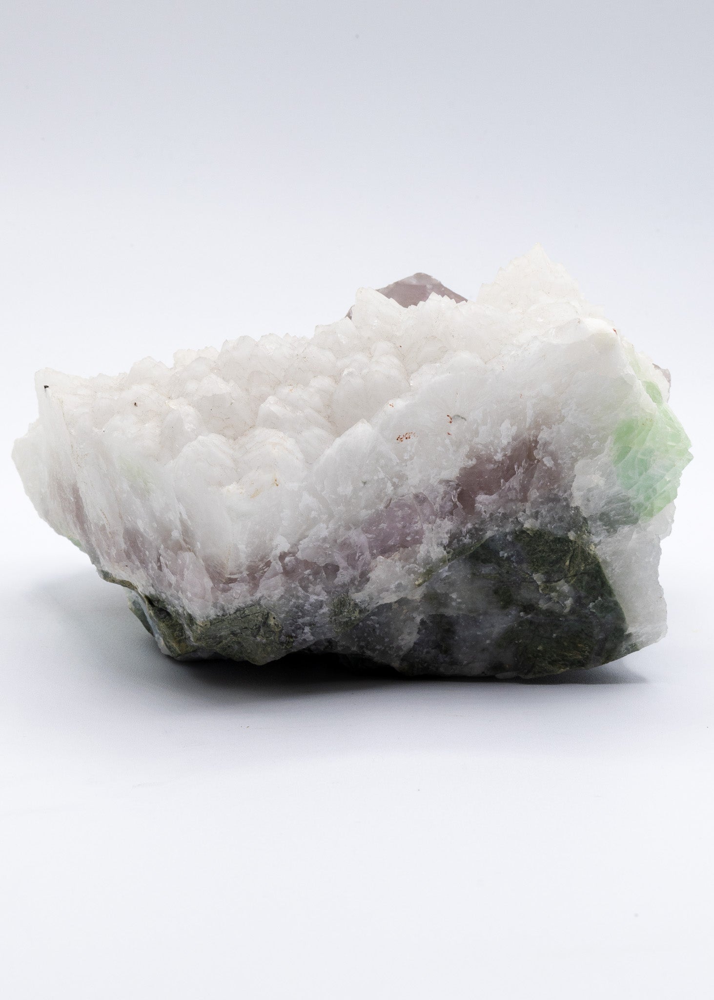Large Cubic Fluorite on Calcite