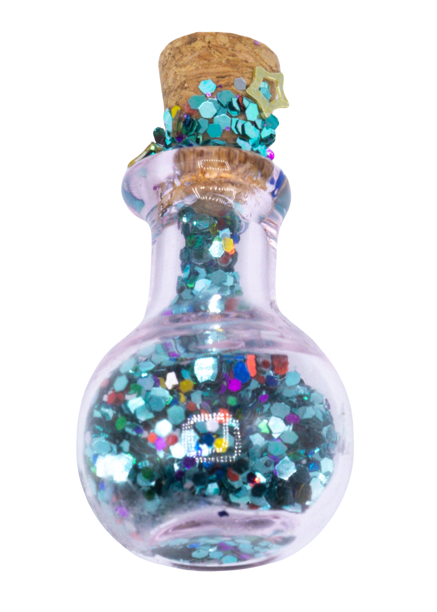 Glittery Fairy Spell Jar Magnet crop