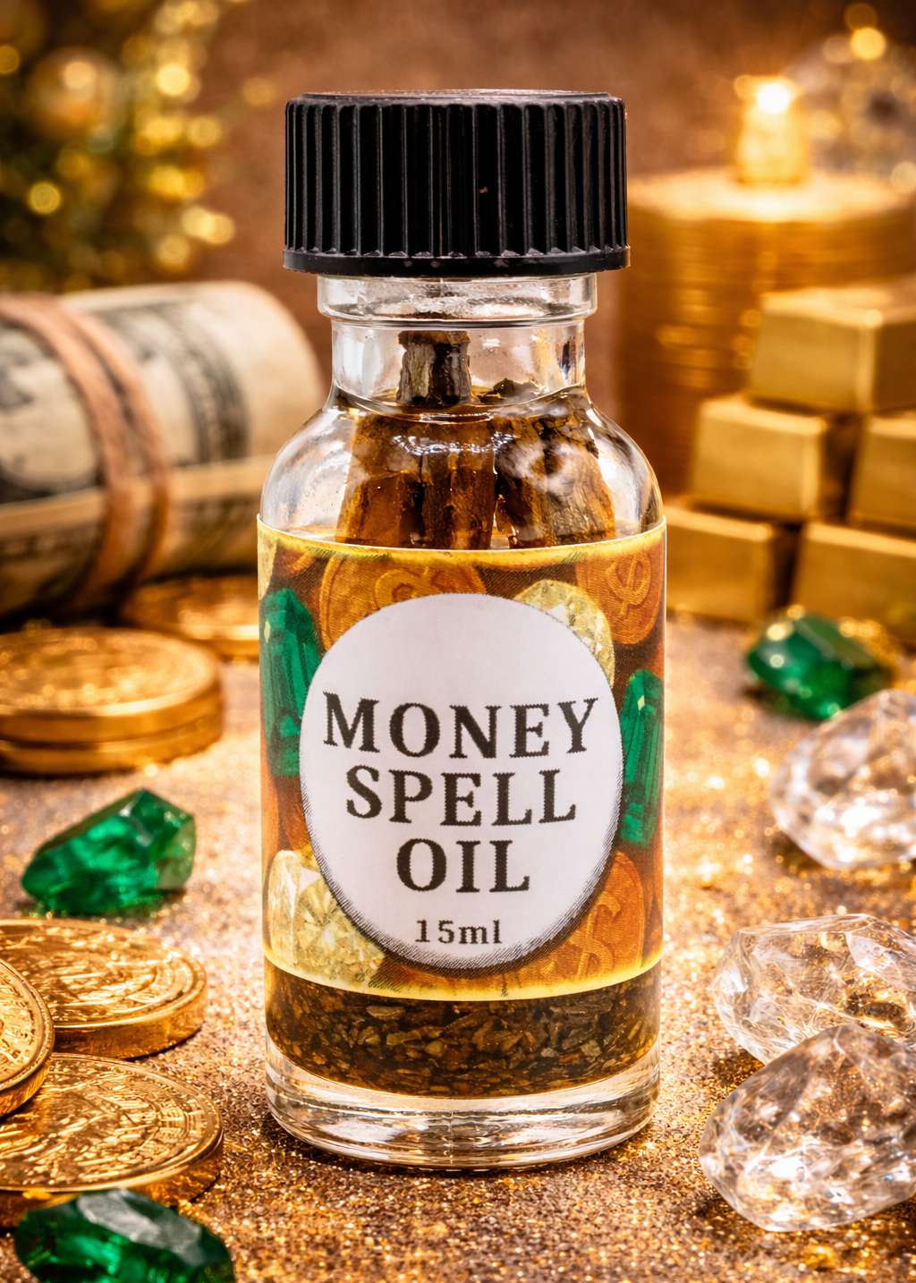 money spell oil for rituals and manifestation