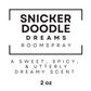 snickerdoodle dreams room spray label