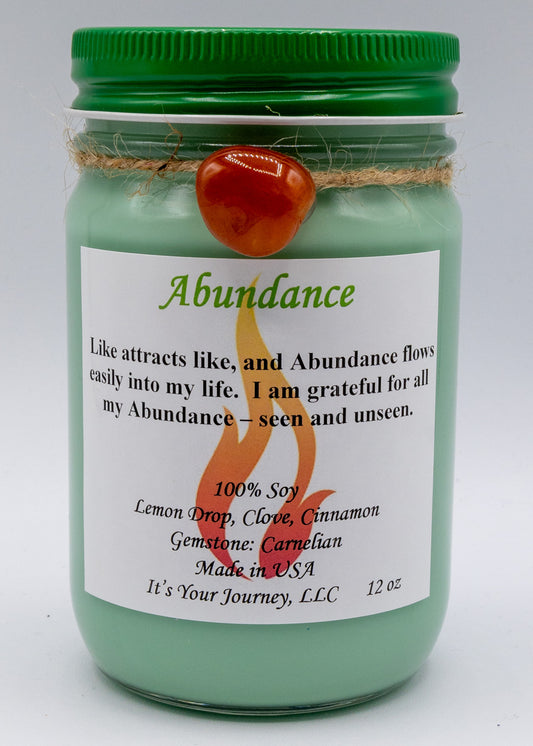 Abundance Intention Candle