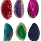 Agate Slice Crystal Fridge Magnet group