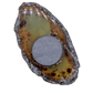 agate slice magnet back view