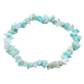amazonite chip stretch bracelet angle