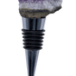 amethyst crystal cluster wine stopper