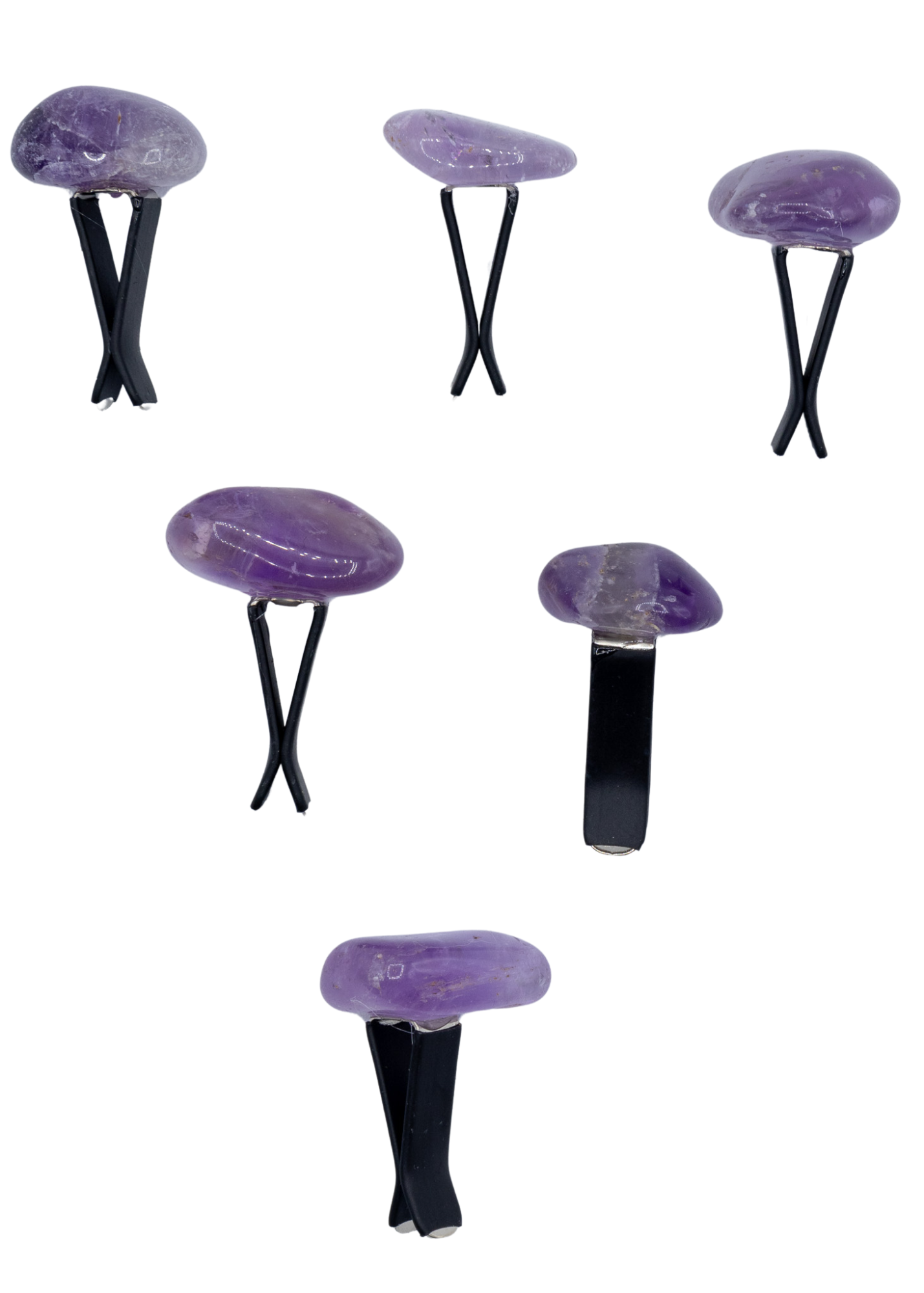 Amethyst Crystal Car Vent Clip