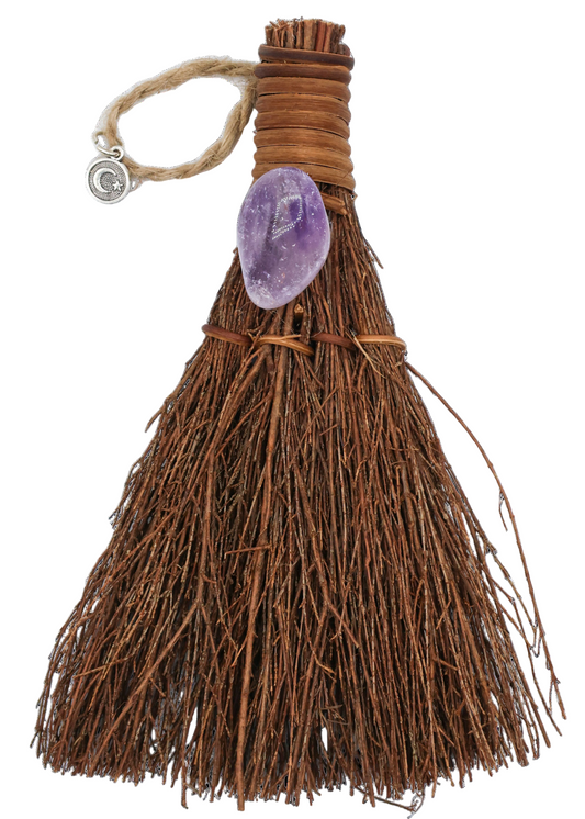 Amethyst Cinnamon Witch's Broom