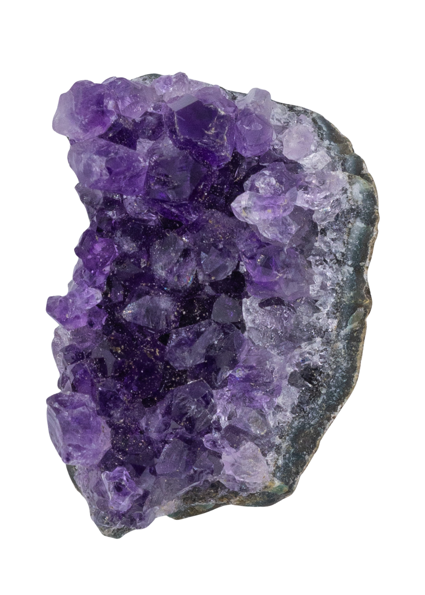 amethyst crystal cluster refrigerator magnet