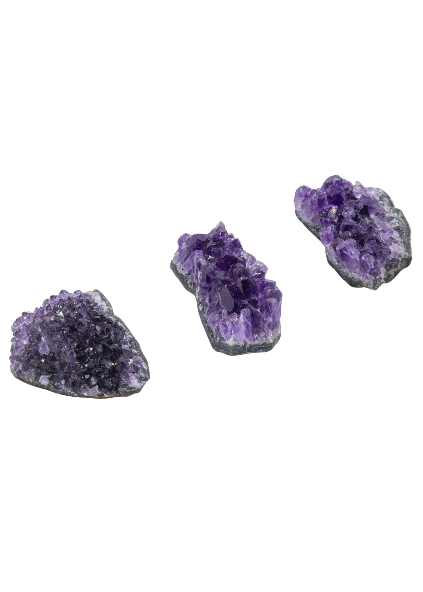 amethyst crystal cluster refrigerator magnet angle