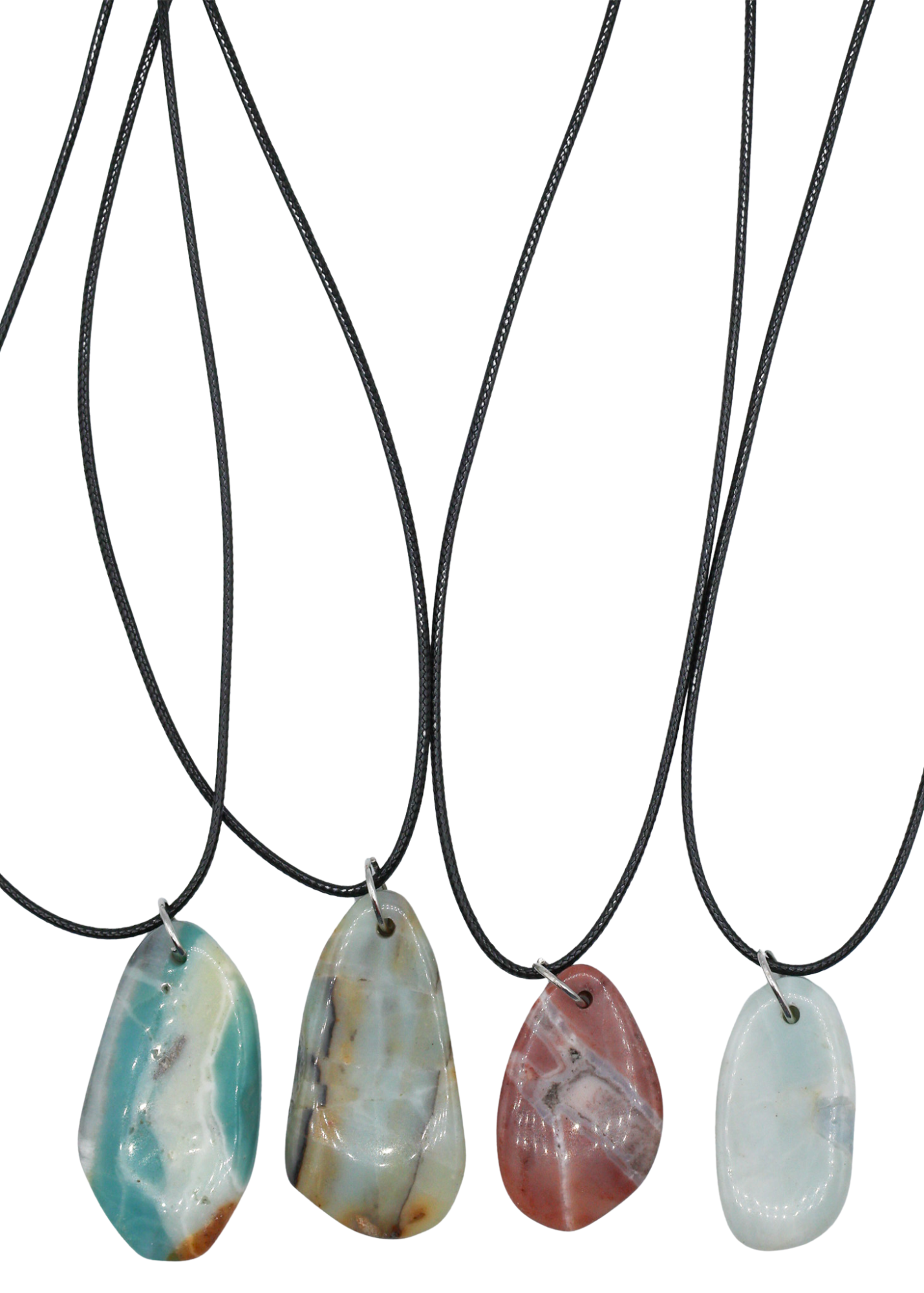 Amazonite Pendant Necklace group
