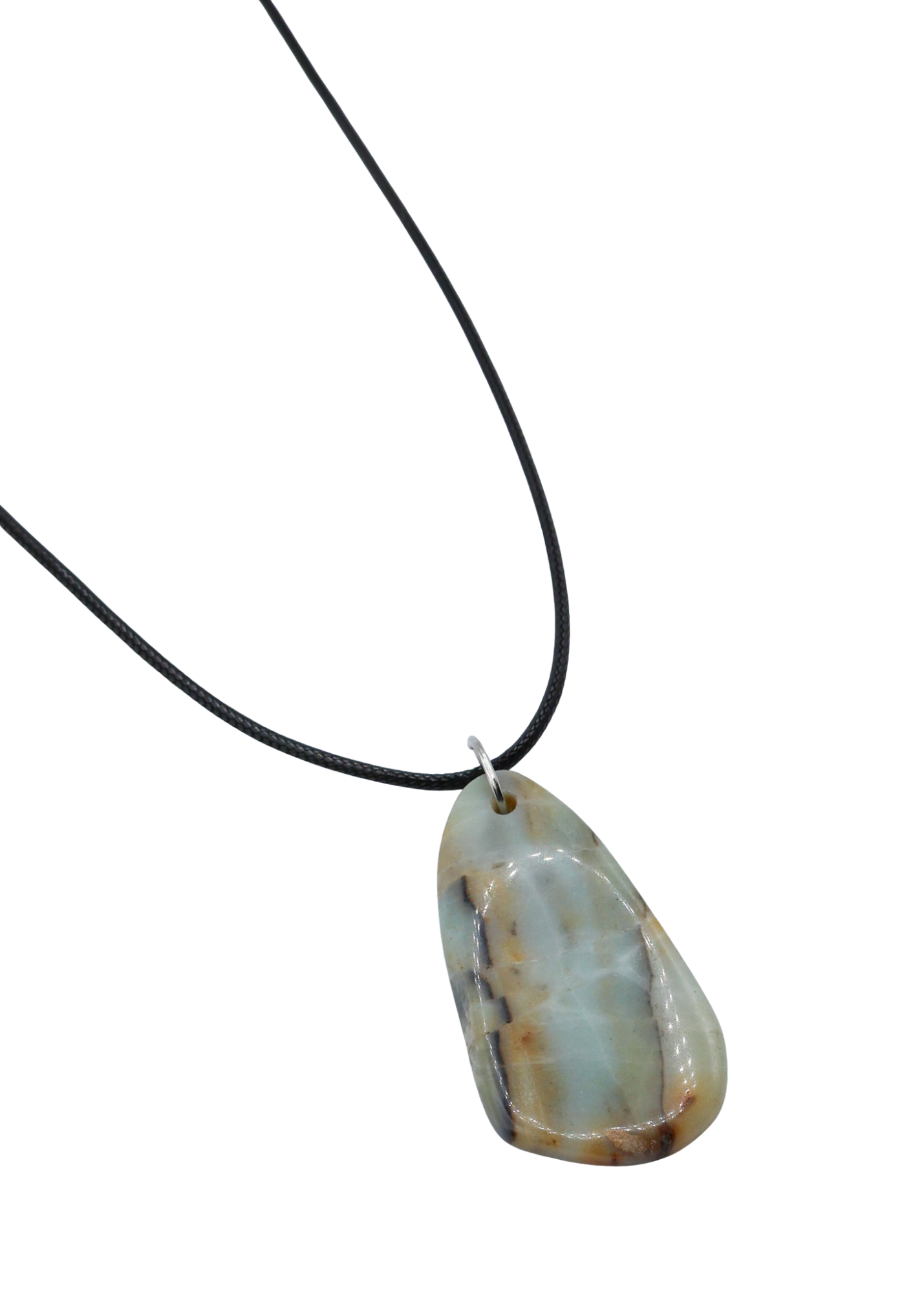 Amazonite Pendant Necklace angle