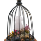 Bird Cage Crystal Sculpture