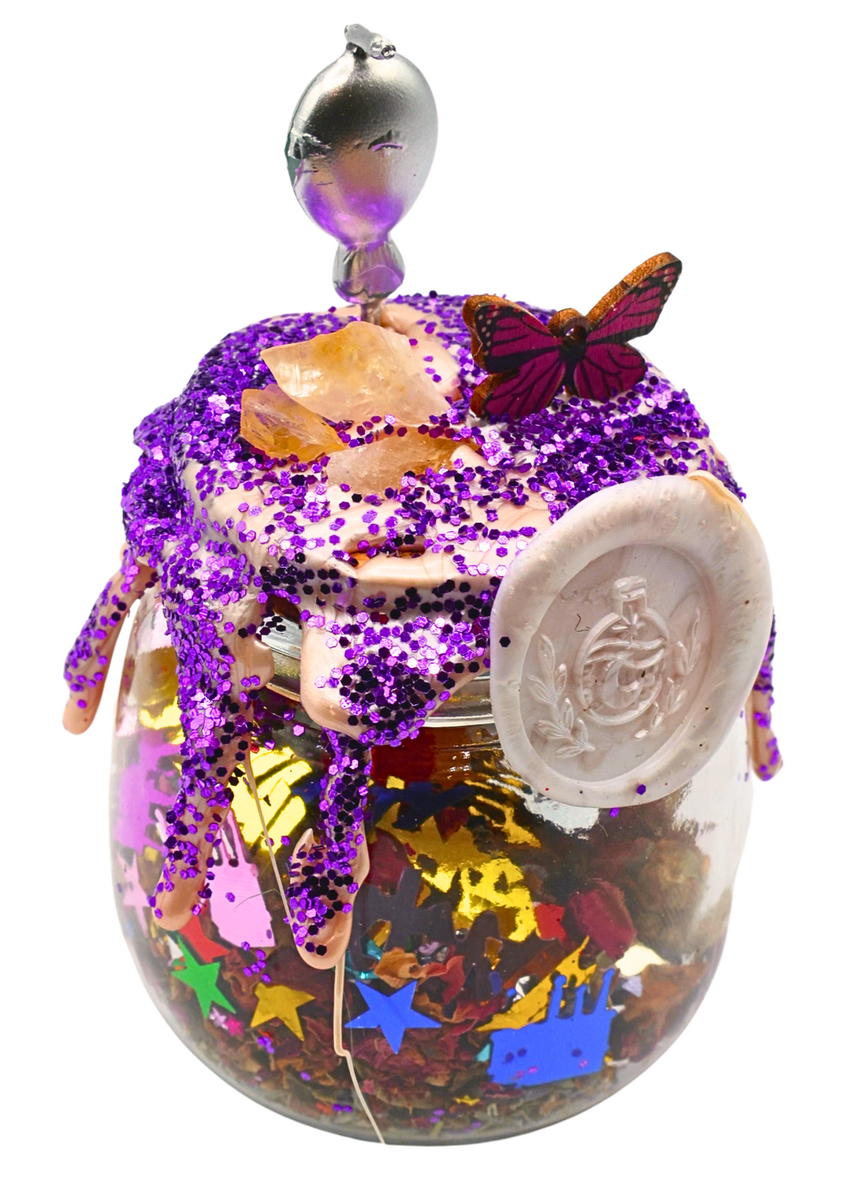 Birthday Wishes & Butterfly Kisses Spell Jar top