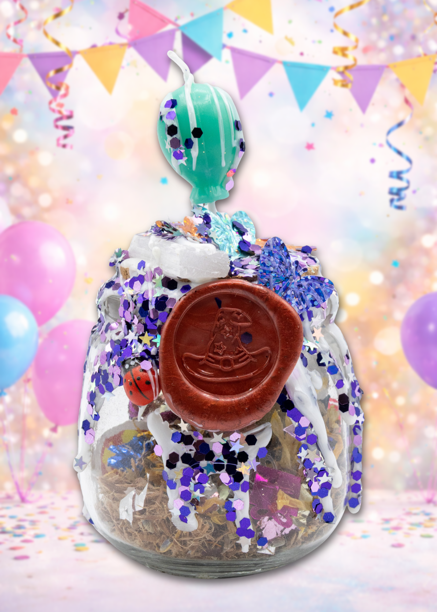 Birthday Wishes & Butterfly Kisses Spell Jar