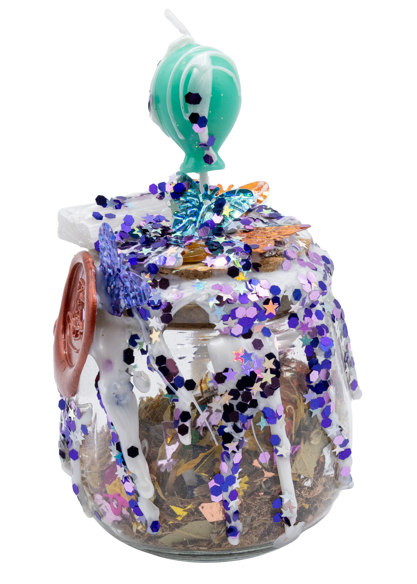 Birthday Wishes & Butterfly Kisses Spell Jar side