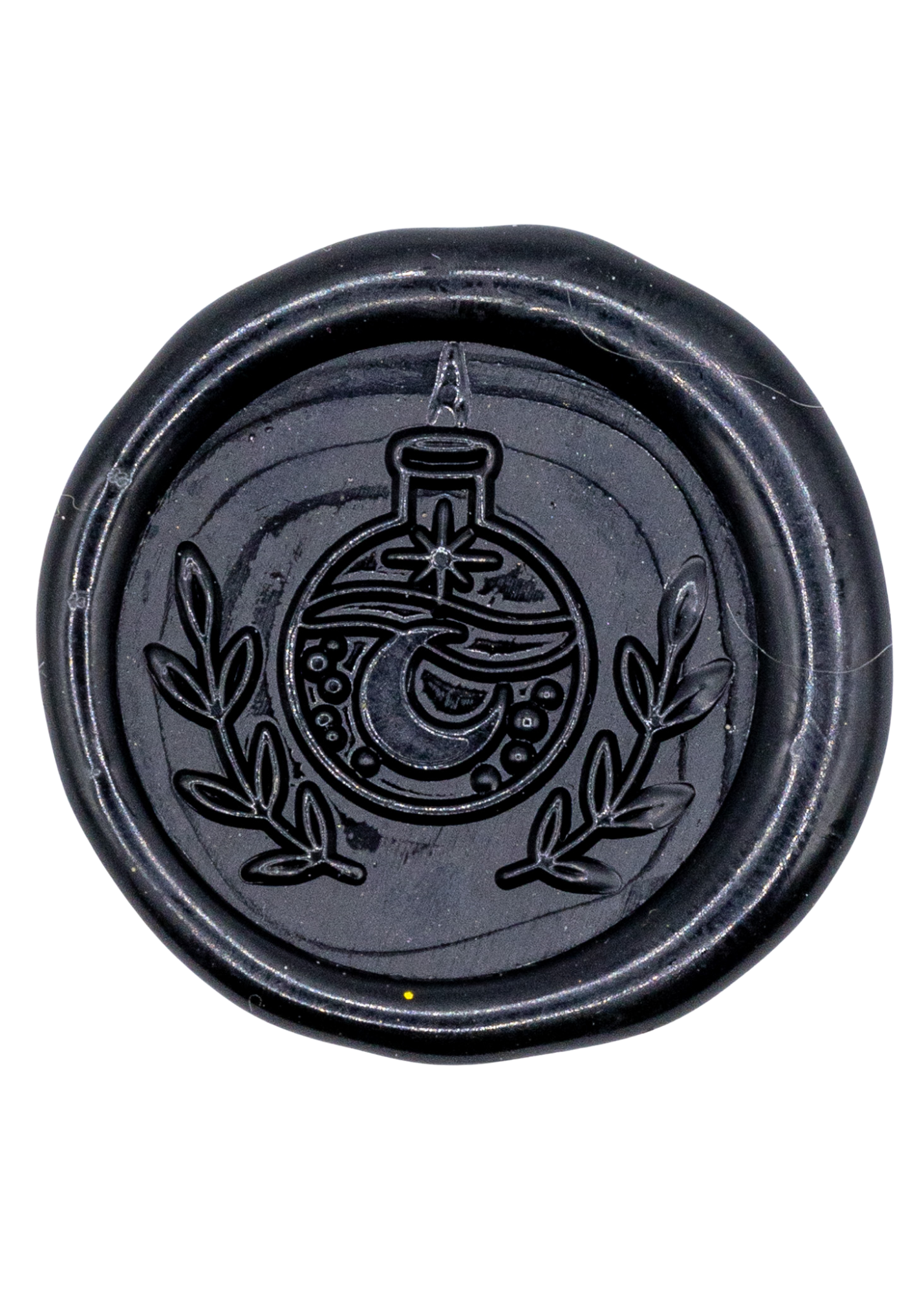 Potion Bottle Wax Seal black