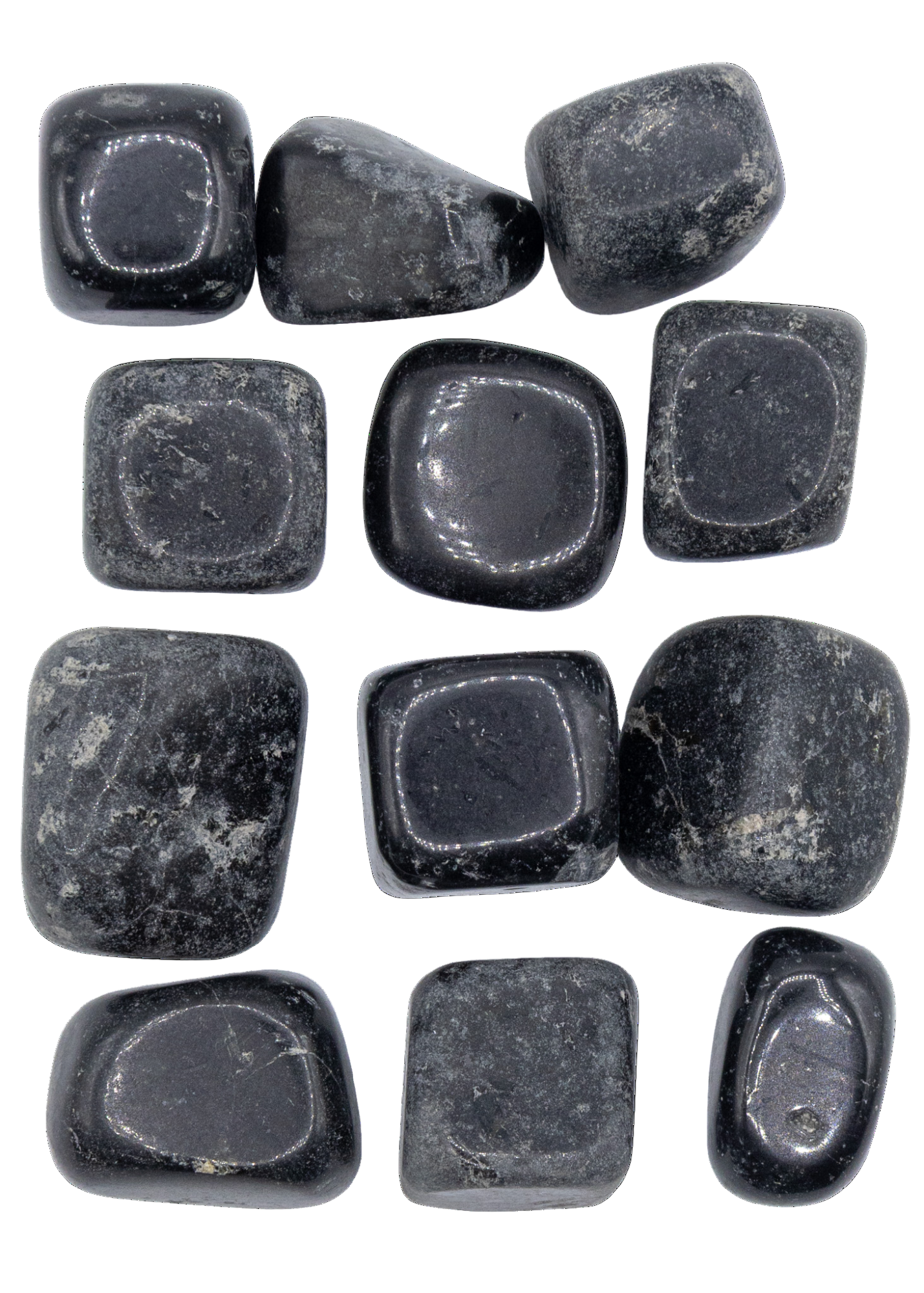 blackt ourmaline polished stones