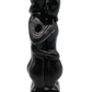 Black Couple Embracing Figure Candle side