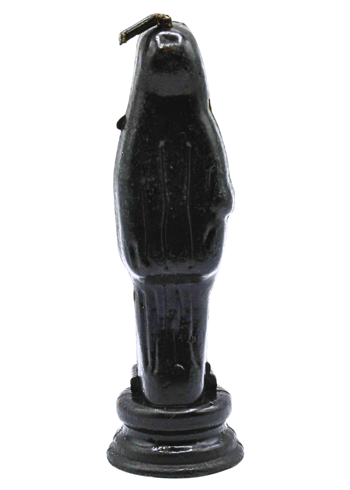 Black Holy Death Figure Candle back