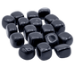 black obsidian polished crystals
