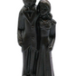Black Wedding Couple Figure Candle