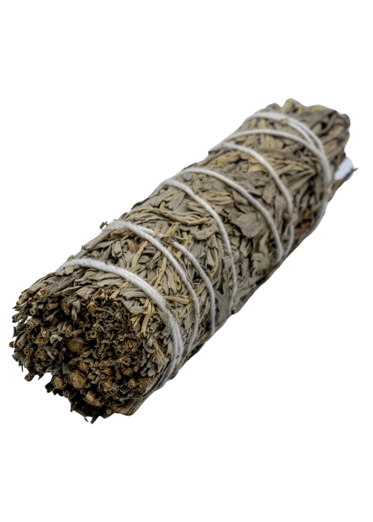 blue sage smudge stick angle view