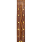 Stars Brass Inlay Wood Incense Burner top view
