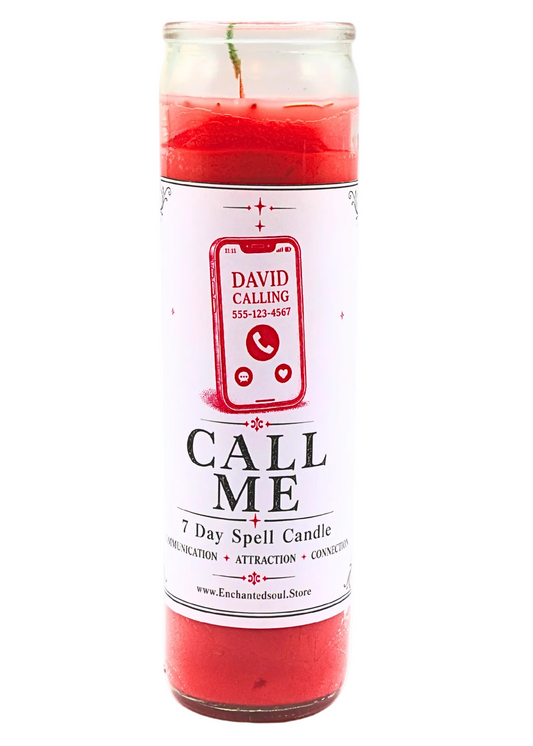 call me 7 day spell candle