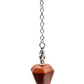carnelian tapered pendulum