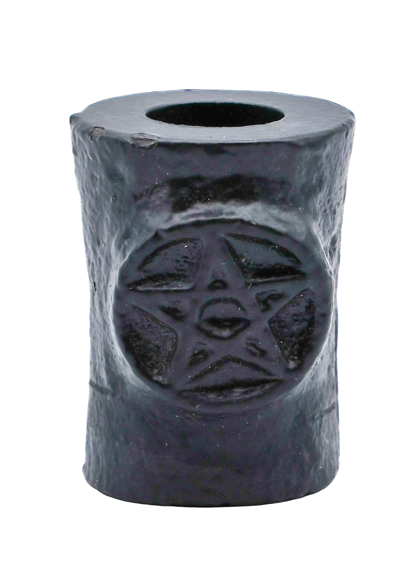 Pentacle Cast Iron Chime Candle Holder