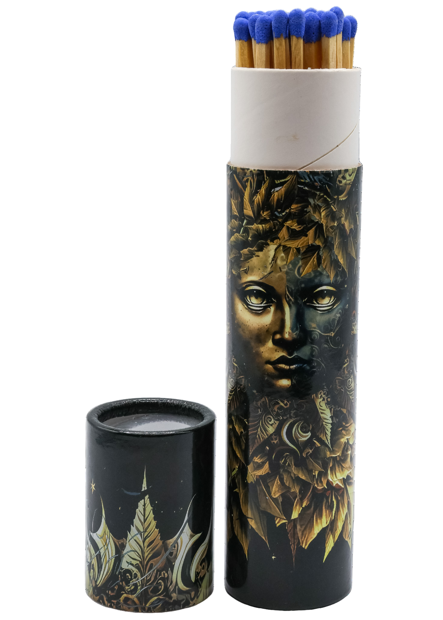 Celestial Design Long Matches lid off