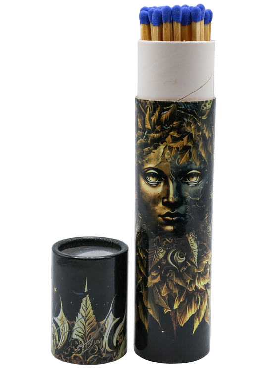 Celestial Design Long Matches lid off