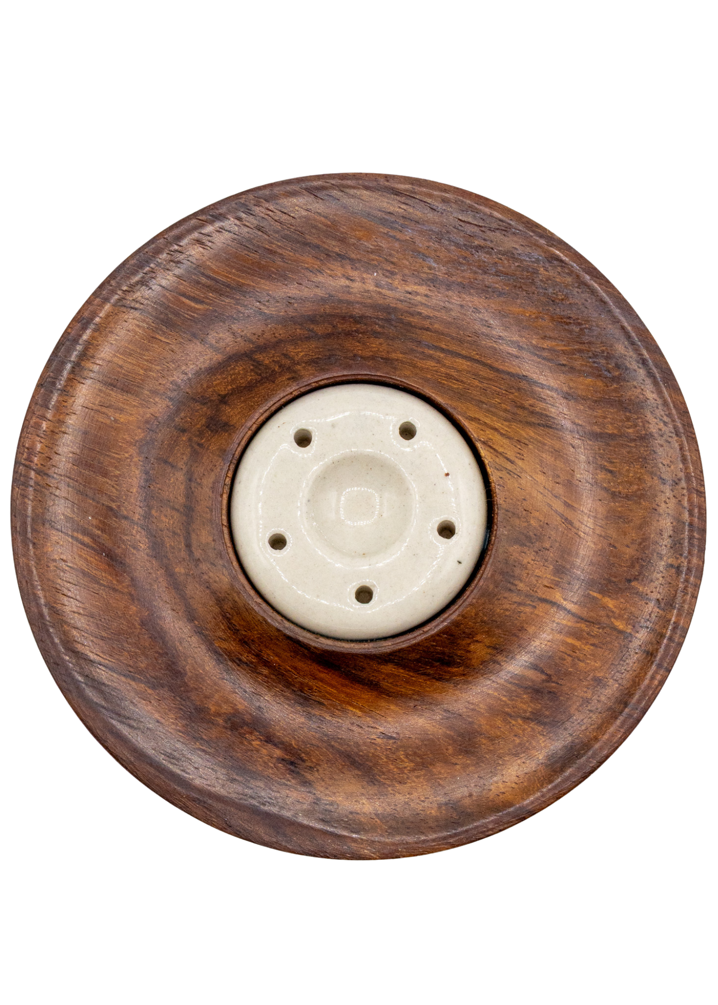 ceramic wood incense burner cones & sticks top