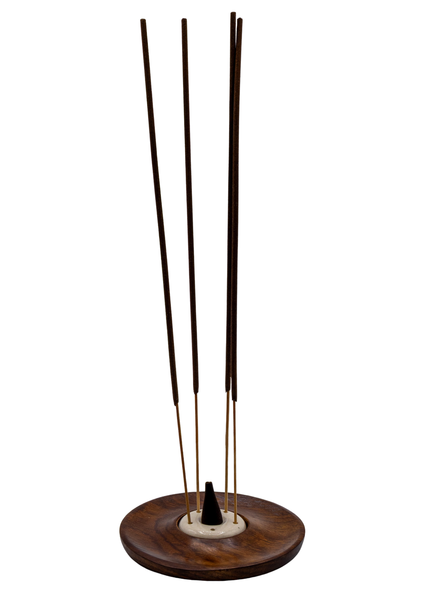 ceramic wood incense burner cones & sticks with incense
