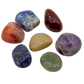 7 Tumbled Stones Chakra Set With Pouch angle